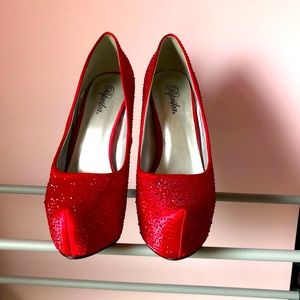 Red Jewel heels